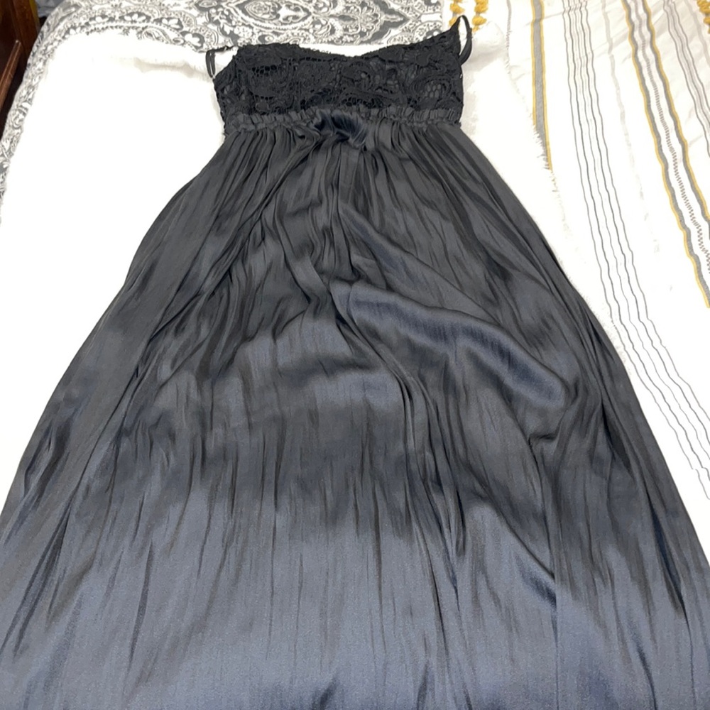 Black maxi dress